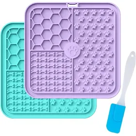 Meilleurs prix pour Tapis de Léchage pour Chien avec Ventouses Sans BPA - Soulage lAnxiété Gamelle Anti-Glouton Facilite BainToilettage et