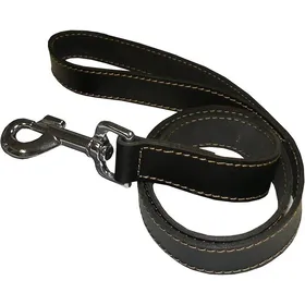 Comparer les prix de Laisse noir en cuir Longue laisse pour chien 120m Souple et Résistante LAISSE
