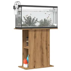 Comparer les prix de Elégant Support daquarium - Pieds Robustes - chêne artisanal - 36x75x725cm - bois ingénierie &7359866