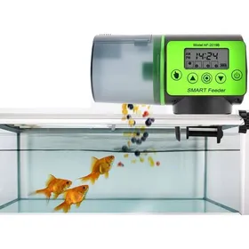 Comparer les prix de Automatique Distributeur Nourriture pour Poissons avec Minuterie et LCD pour Aquarium couleurs multiples YYV DISTRIBUTEUR DALIMENT
