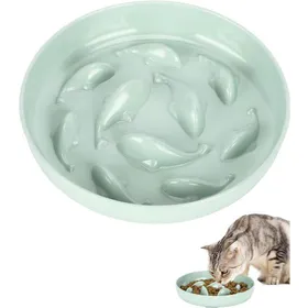 Comparer les prix de Gamelle à alimentation lente pour petits chiens et chats de toutes races anti-déversement anti-vomissements vert