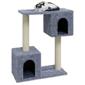 Meilleurs prix pour Arbre à chat avec griffoirs en sisal,Tour de Chat Moderne, Gris clair 60cm SQZR125722 - BELLE MAISON DECO