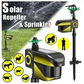 Meilleurs prix pour Répulsif solaire pour animaux - OKZ - Charge solaire - Détection de mouvement - Jet deau activé - Couverture 90m2 YYV