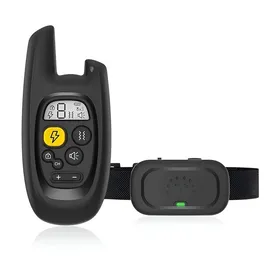 Comparer les prix de Collier anti-aboiement pour animaux de compagnie télécommandé étanche facile à utiliser portable noir