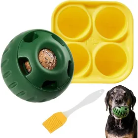 Meilleurs prix pour Balle à lécher pour chiens - Jouet à mâcher distributeur de nourriture et friandises  Jouet interactif pour chiens