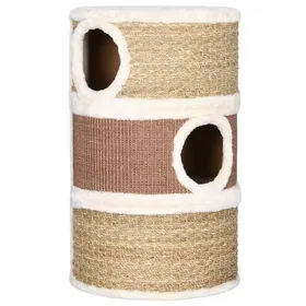 Meilleurs prix pour SALE 2026Armoire à chat Brun - Tonneau à gratter pour chats 60cm Herbiers marins 6.54 Kg 869626