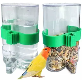 Meilleurs prix pour Abreuvoir automatique pour oiseaux - MICH - 2 pièces - 75x32x134 cm - Transparent - Installation facile