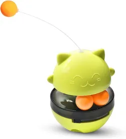 Meilleurs prix pour Distributeur Croquette ChatInteractif pour ChatBalle pour Chat 4 en 1Jouet Distributeur Croquette Chat Facile à