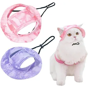Comparer les prix de Lot de 2 casquettes de sport tendance pour chien casquette de baseball pour chat chapeau de soleil réglable pour chien（M）