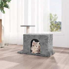 Comparer les prix de Automne/hiverArbre à chat avec griffoir en sisal Gris clair 51cm - HAuteur:51cm - Grande Taille &FR_656866