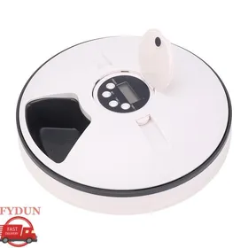 Comparer les prix de FYDUN Mangeoire pour chat de nourriture sèche et humide Distributeur automatique de nourriture sèche et animalerie produits Gris
