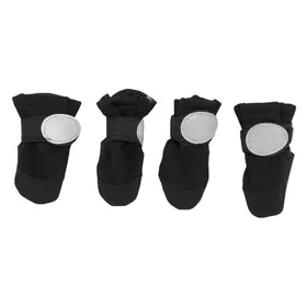 Meilleurs prix pour Bottes imperméables pour chien - ULISEM - Modèle M - Bandes réfléchissantes - Protection des coussinets