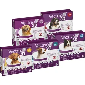 Comparer les prix de Pesticide 3D Pour Chiens 3 Pipettes Anti-Puces Tiques Et Moustiques Pour Chien 4/10 Kg Protège Contre Les Puces Tiques Phlébot