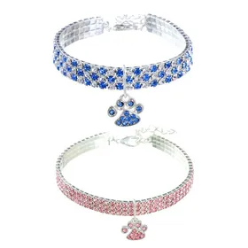 Meilleurs prix pour Collier pour animaux de compagnie avec strass, pendentif réglable en cristal et diamant, collier de mariage pour chat et chien,