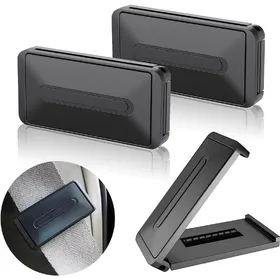 Meilleurs prix pour 2 clips réglage ceinture sécurité - Ajusteur 5.3cm - Noir