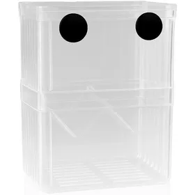 Comparer les prix de Boîte délevage pour Aquarium 13 x 10 x 7 cm Boîte d’élevage Transparente avec ventouses et Couvercle sécurisé