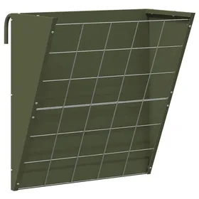 Comparer les prix de Râtelier à foin suspendu - vidaXL - Vert olive - 61x33x66 cm - Acier laminé à froid - Résistant aux intempéries