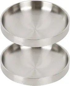 Meilleurs prix pour Gamelle 2 x gamelles pour chat en acier inoxydable gamelles pour chat en métal 304