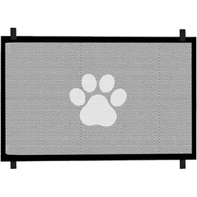 Meilleurs prix pour Barrière Sécurité Escaliers 110x78cm Portable Sans Perçage Enfants Animaux Noir