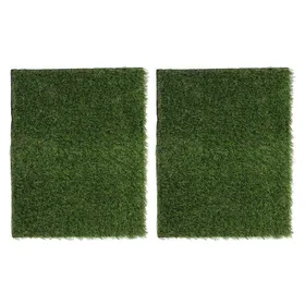 Comparer les prix de Tapis durine - OKUMGGYJ - Lot de 2 - Gazon artificiel - 20 mm - Réutilisables et portables