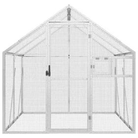 Comparer les prix de Volière pour Canaries Perroquet MVS - Volière argenté 179x2x185 m - aluminium - shop28287004