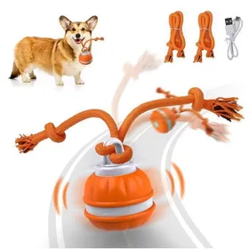 Meilleurs prix pour Balle Interactive Automatique pour Chien –Jouet Roulant Intelligente Détection Mouvement Évitement Obstacles Rechargeable USB
