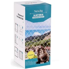 Meilleurs prix pour YSFMODE-Filet De Balcon Protection Sans Perçage4X3M Filet De Protection Chat Transparent Pour Sécuriser Les BalconsTerrassesFen