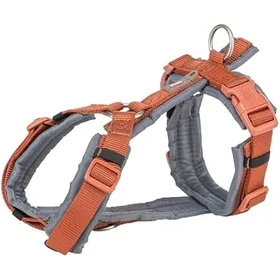 Comparer les prix de Harnais pour chien - TRIXIE - Premium Trekking - Rouille Marron/Gris Graphite - 53-64x2 cm - Confortable