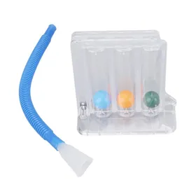 Meilleurs prix pour Appareil dexercice respiratoire à ballon soufflant 3 balles colorées Filtre inférieur Appareil dentraînement de la capacité