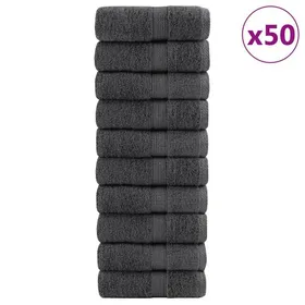 Comparer les prix de vidaXL Serviettes d'invité de Qualité Supérieure 50 pcs, Draps de Bain, Essuie-mains, Serviette de Visage Salle de Bain 137155