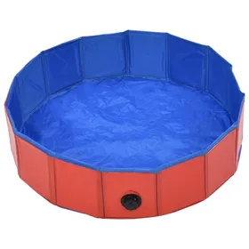 Comparer les prix de Bon plan piscine - JILI HOT - pliable pour chiens Rouge 80x20cm PVC Thome4394381