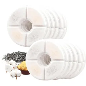 Meilleurs prix pour Lot de 12 filtres de remplacement pour fontaine à eau automatique pour chat compatible avec 24 L YYV