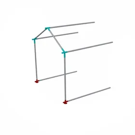 Comparer les prix de Extension 4m² Tubes Ø32mm 2x2m Pour Volière Poule - Enclos Lapin Et Chat - 8m² 4x2x225m Acier Galvanisé - Sans Grillage