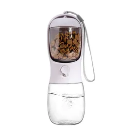 Meilleurs prix pour Bouteille deau pour chien - ULISEM - 550 ML - Multifonction - Anti-fuite - Blanc