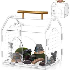 Meilleurs prix pour Vivarium en acrylique pour araignée sauteuse226 x 139 x 175 cmterrarium en acrylique transparentboîte de bricoge PERCHOIR