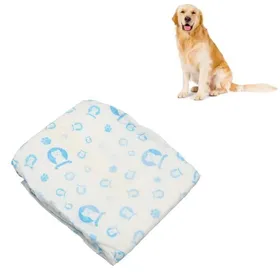 Comparer les prix de Couches jetables pour chiens Soft Absorbent Secure Fit Leak Proof Pet Male Doggie Diapers pour chiens mâles (XL) tout neuf