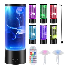 Meilleurs prix pour TTLIFE Lampe MéDuse TéLéCommandéE 17 Couleurs -Jellyfish Lamp Lampe Meduse Lumineuse Aquarium pour Enfants Adultes Relaxation
