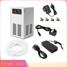 Meilleurs prix pour TMISHION Refroidisseur daquarium Aquarium Chiller 70-72W Ultra Quiet Energy Saving Cooling animalerie chauffage Prise UE 220V