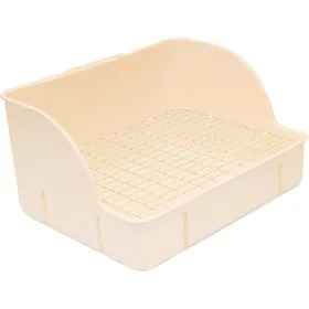 Comparer les prix de Bac litière cochon d’Inde lapin plastique 114x87x61 pouces grille amovible nettoyage facile Label