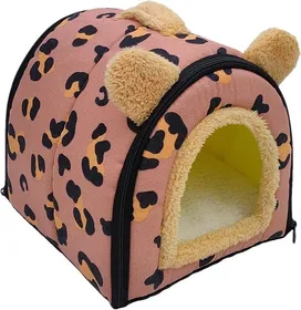 Comparer les prix de Niche douillette en polaire pour petits animaux avec coussin amovible ,Pour cochons d'Inde,Pour chatons,cochons d'Inde,lapins,rouge