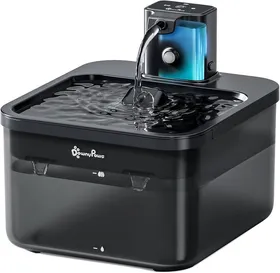 Meilleurs prix pour Fontaine A Eau Chat Sans Fil,2,5L Fontaine À Eau Pour Chat Automatique Avec Detecteur De Mouvement,Fontaine Pour Chat À Piles,Noir