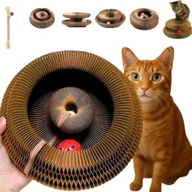 Meilleurs prix pour Furalia twistou - nouveauté Twistou griffoir Chat furilla Griffoir pour Chat Carton avec Cloche Carton ondulé résistant