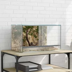 Meilleurs prix pour Transparent Terrarium Durable - Résistant aux rayures - avec stockage Transparent 50 x 30 x 30 cm Verre A2748