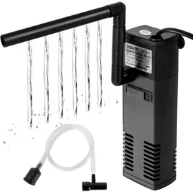 Meilleurs prix pour Filtre interne pour aquarium Débit 600L/H - 4 W - Pour aquarium 60L - Éponges filtrantes - Débit réglable mununo