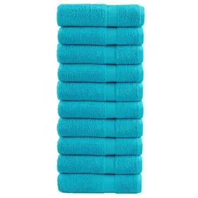 Comparer les prix de vidaXL Essuie-mains de Qualité Supérieure 10 pcs Serviettes de Bain Serviettes à Main Débarbouillettes de Salle de Bain 137451