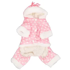 Meilleurs prix pour Manteau dhiver pour chien - SURENHAP - Rose - Chaud - Élégant - Taille L (155-160 cm)