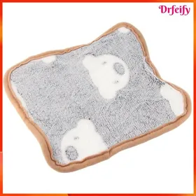 Meilleurs prix pour Coussin chauffant pour animaux - AKOZON - S - Velours de lait - Gris têtes dours - Lavable en machine