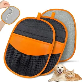 Comparer les prix de 2PCS Gant Brush pour Enlever Les PoilsGant de Toilettage Électrostatique pour Chiens et ChatsEnlève-Poils pour Meubles BROSSE