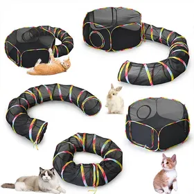 Comparer les prix de TTLIFE Enclos d'extérieur pour chats d'intérieur, Tentes portables pour l'extérieur, Parc pour chat fermé avec tunnel for chats