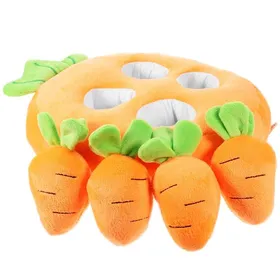Comparer les prix de 1ensemble de jouets de recherche de nourriture en forme de carotte pour lapin, tapis à renifler, jouet interactif pour lapin, jo